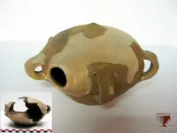 restauration muséale d'une gourde médiévale du Beauvaisis