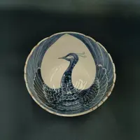 Coupe japonaise, décors au héron, XVIII ème siècle